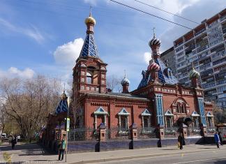Ναός της εικόνας Tikhvin της Μητέρας του Θεού στην οδό Khavskaya