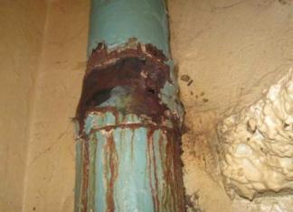 Capital repair of sewerage in an apartment building