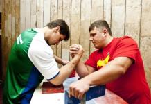 The principle of microtasks in armwrestling