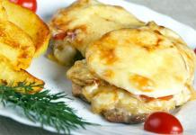 Oven baked meat with potatoes