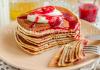 American pancakes pancakes, recipe with photo