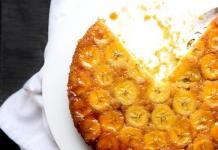 Banana Pie: Recipe for Banana Cake in the Microwave