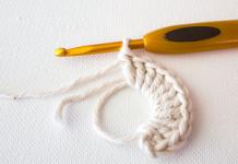 Crochet ჩინური ვარდები - დიდი და პატარა