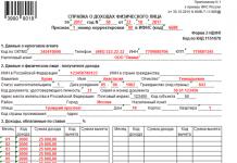 Poreske olakšice za porez na dohodak u Rusiji Novi kodovi za odbitak poreza na imovinu u