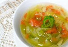 How to cook a delicious diet soup for weight loss?