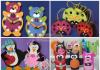 Kézművesség színes papírból - egyszerű és érdekes alkalmazások, modellek és sablonok gyerekeknek (120 fotó)