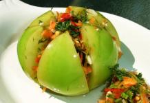 Delicious green tomatoes for the winter - recipes with photos are to die for