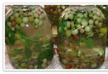 Gooseberry compote for the winter