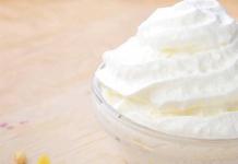 How to whip cream at home for cakes or desserts - step by step recipes with photos What to make cream 10 percent