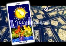 The meaning of the tarot card moon in a love relationship Moon tarot inverted relationship