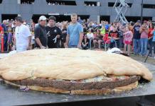 The largest burger in the world