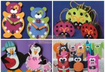 Crafts from colored paper - simple and interesting applications, models and templates for children (120 photos)