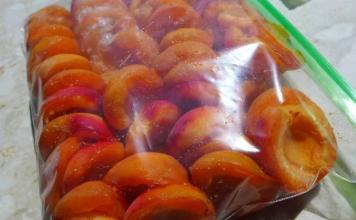 How to freeze apricots for the winter