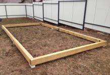 How to make a foundation for a greenhouse - the choice of design and step-by-step construction technology Greenhouse polycarbonate which foundation is better
