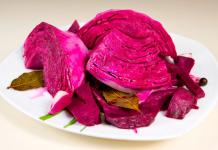Georgian pickled cabbage with beets: recipe