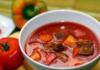 Come cucinare il borscht con spezzatino Ricetta per borscht senza cavolo con spezzatino