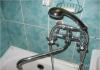 The device of a bath faucet with a shower and its independent repair Repair of a bath faucet